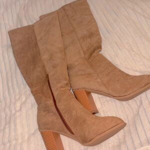 Tan boots